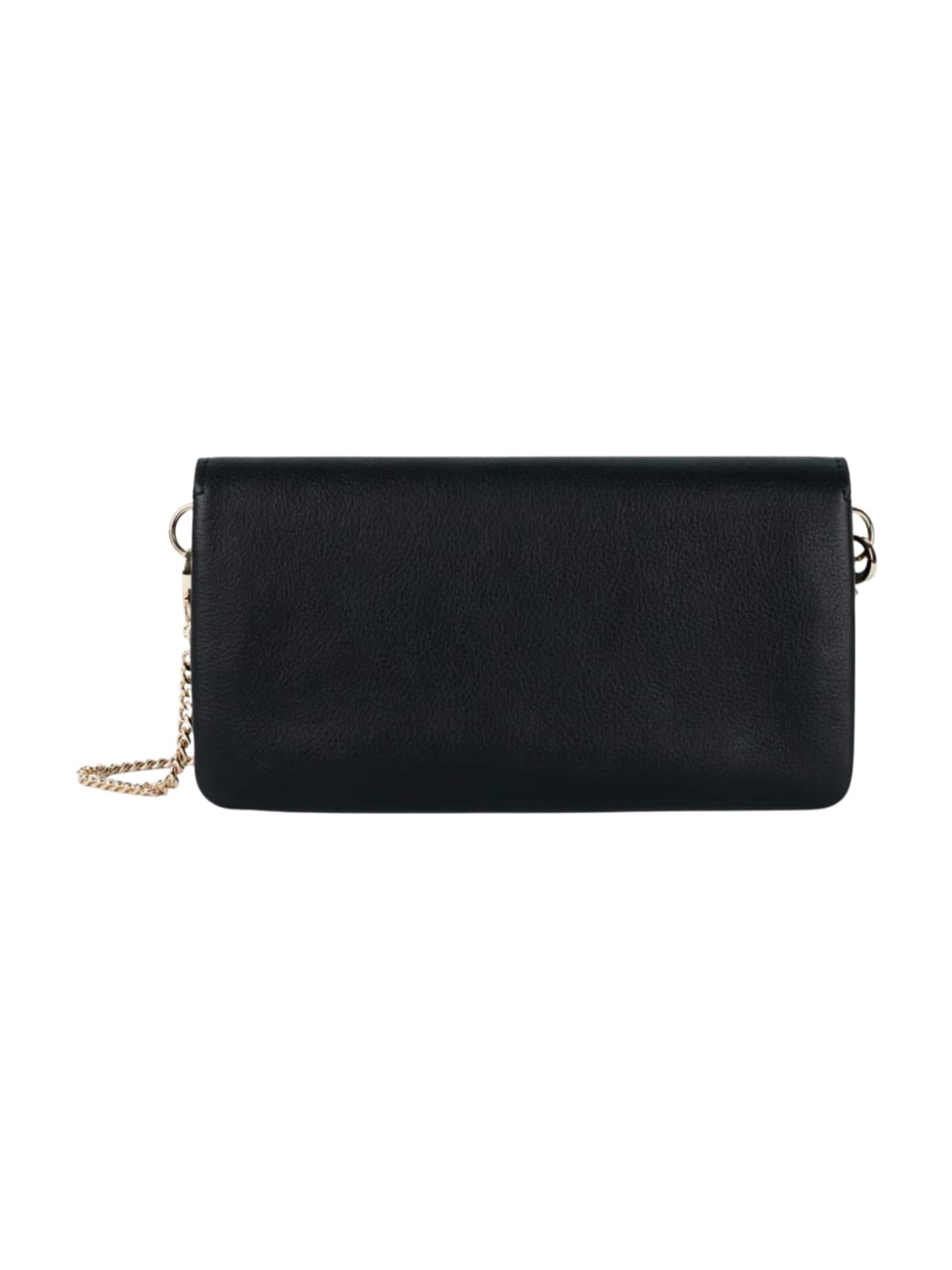 Sac à bandoulière 'Lancaster Paris Pochette A rabat avec pression S Mademoiselle Grace Noir' LANCASTER Paris en noir