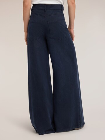 Wide Leg Pantalon MOTIVI en bleu
