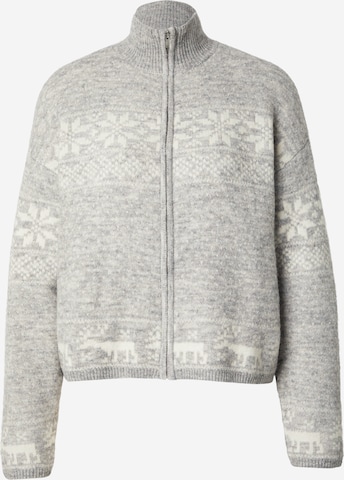 VERO MODAKardigan 'VMSANTANORDIC' - siva boja: prednji dio