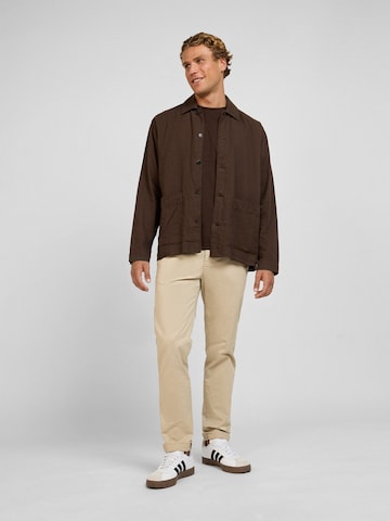 yazubi Slimfit Hose 'Dustin' in Beige