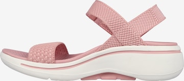 SKECHERS T-Bar Sandals in Pink: front