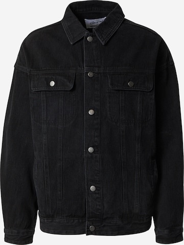 Sinned x ABOUT YOU Välikausitakki 'Ian' värissä musta: etupuoli