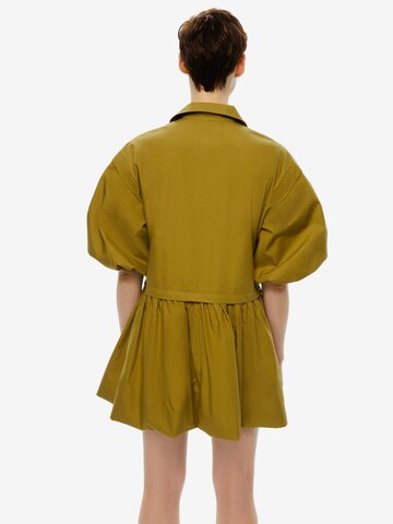 NOCTURNE Shirt Dress in Green