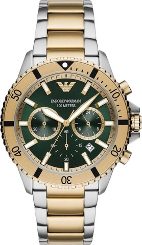 Orologio analogico 'Montre Homme Emporio Armani Chronograph AR11586' di Emporio Armani in grigio: frontale