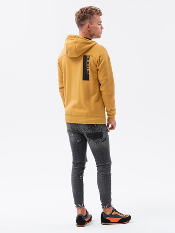 Ombre Zip-Up Hoodie 'B1076' in Yellow