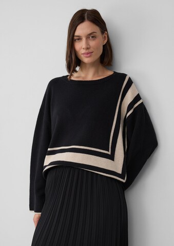 Pull-over s.Oliver en noir : devant