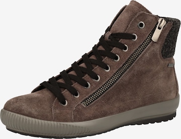 Legero Lace-Up Ankle Boots 'Tanaro' in Brown: front