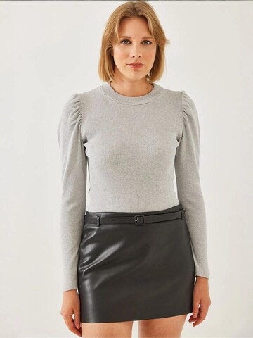 T-shirt Bianco Lucci en gris : devant