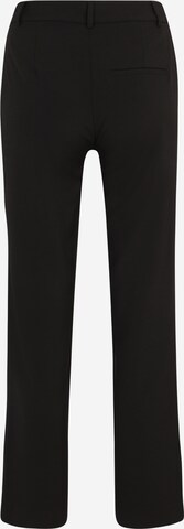 Regular Pantalon à plis Gina Tricot Petite en noir