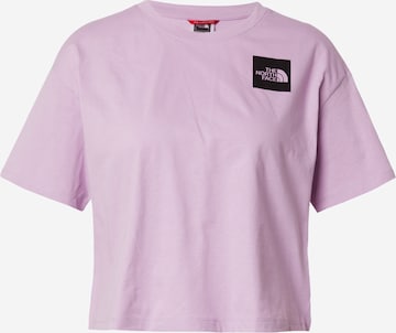 T-shirt THE NORTH FACE en violet : devant