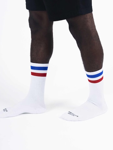 American Socks - Calcetines 'American Pride' en blanco