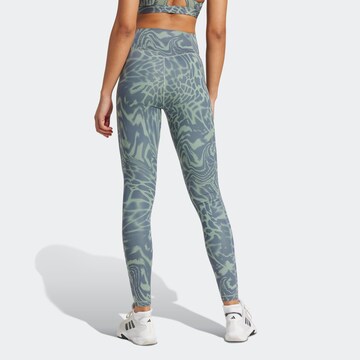 ADIDAS PERFORMANCE Скинни Спортивные штаны 'Optime Essentials' в Зеленый