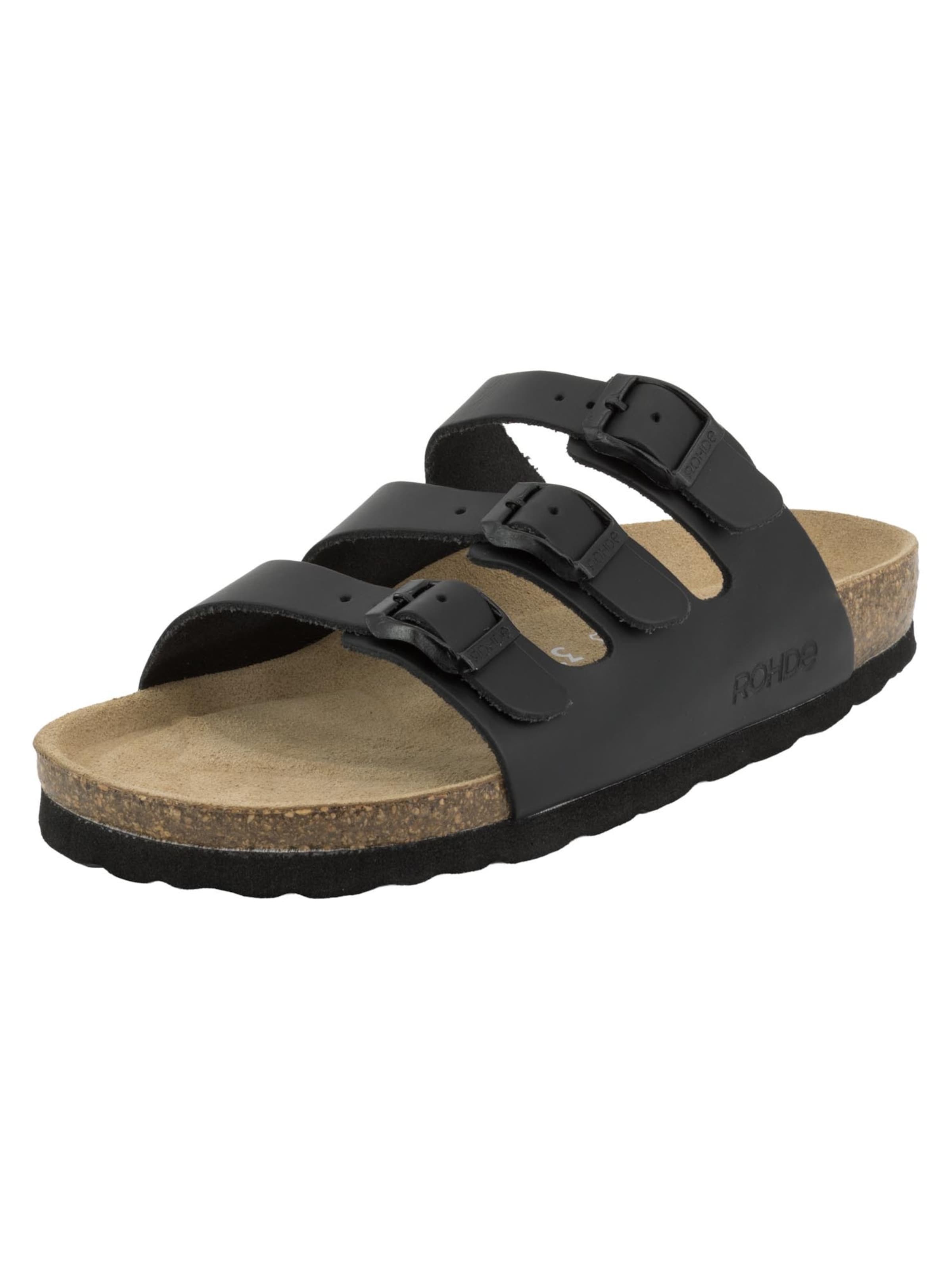 ROHDE Mules 'Alba' in Black