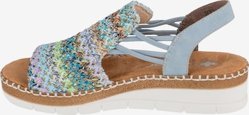 Rieker Sandale 'Rieker Sandals' in Blau: Vorderseite