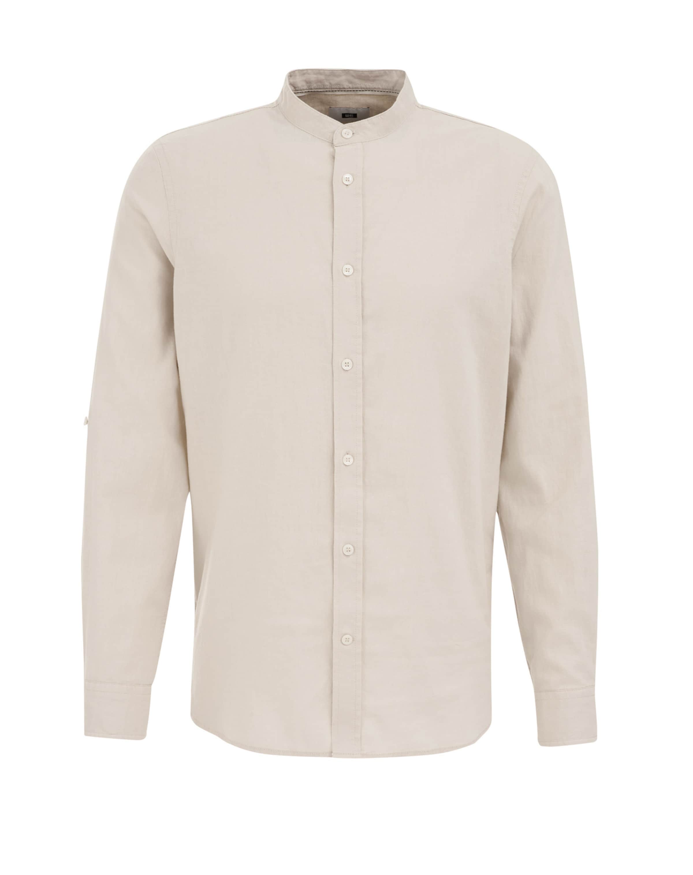 WE Fashion Tavaline suurus Triiksärk, värv beež: eest vaates