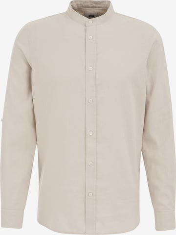 WE FashionRegular Fit Košulja - bež boja: prednji dio