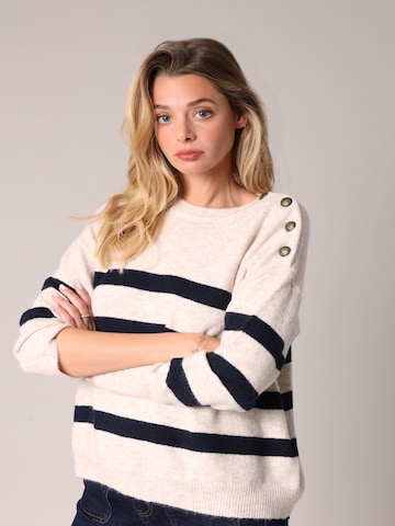 Deeluxe Trui 'FRANCINE' in Wit