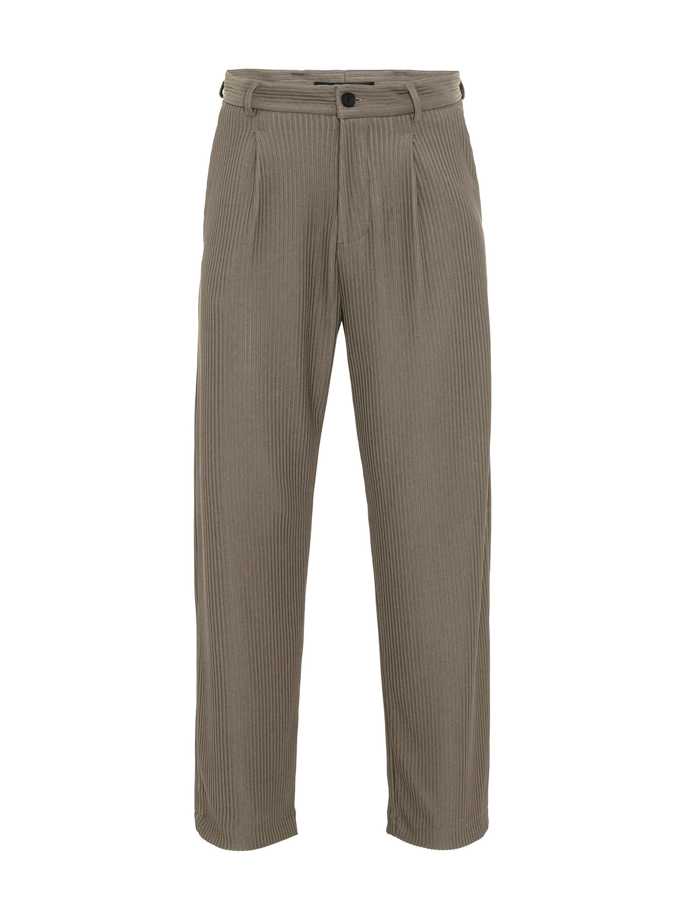 Antioch tavaline Voltidega püksid, värv roheline: eest vaates