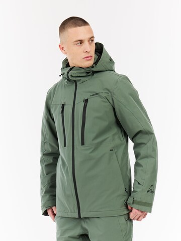 PROTEST Sportjacke 'PRTTIMOTHY'‌‌‌‌‌‌‌‌‌‌ in Grün