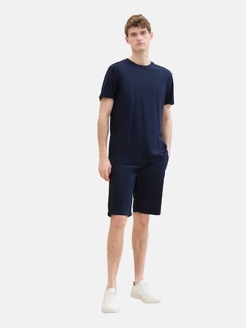 TOM TAILOR Regular Shorts in Blau