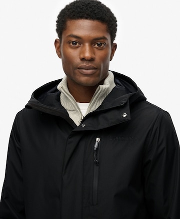 Parka mi-saison Superdry en noir