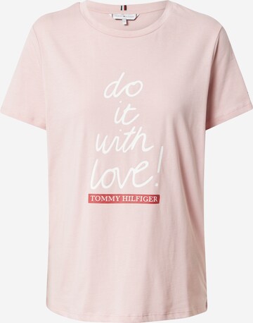 TOMMY HILFIGER T-shirt i rosa: framsida