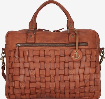 Harbour 2nd Document bag in Brown: front