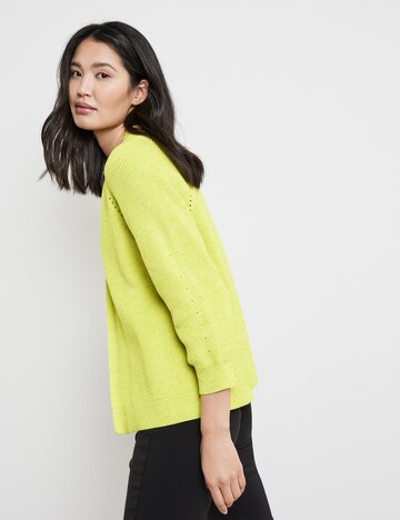 TAIFUN Knit Cardigan in Yellow