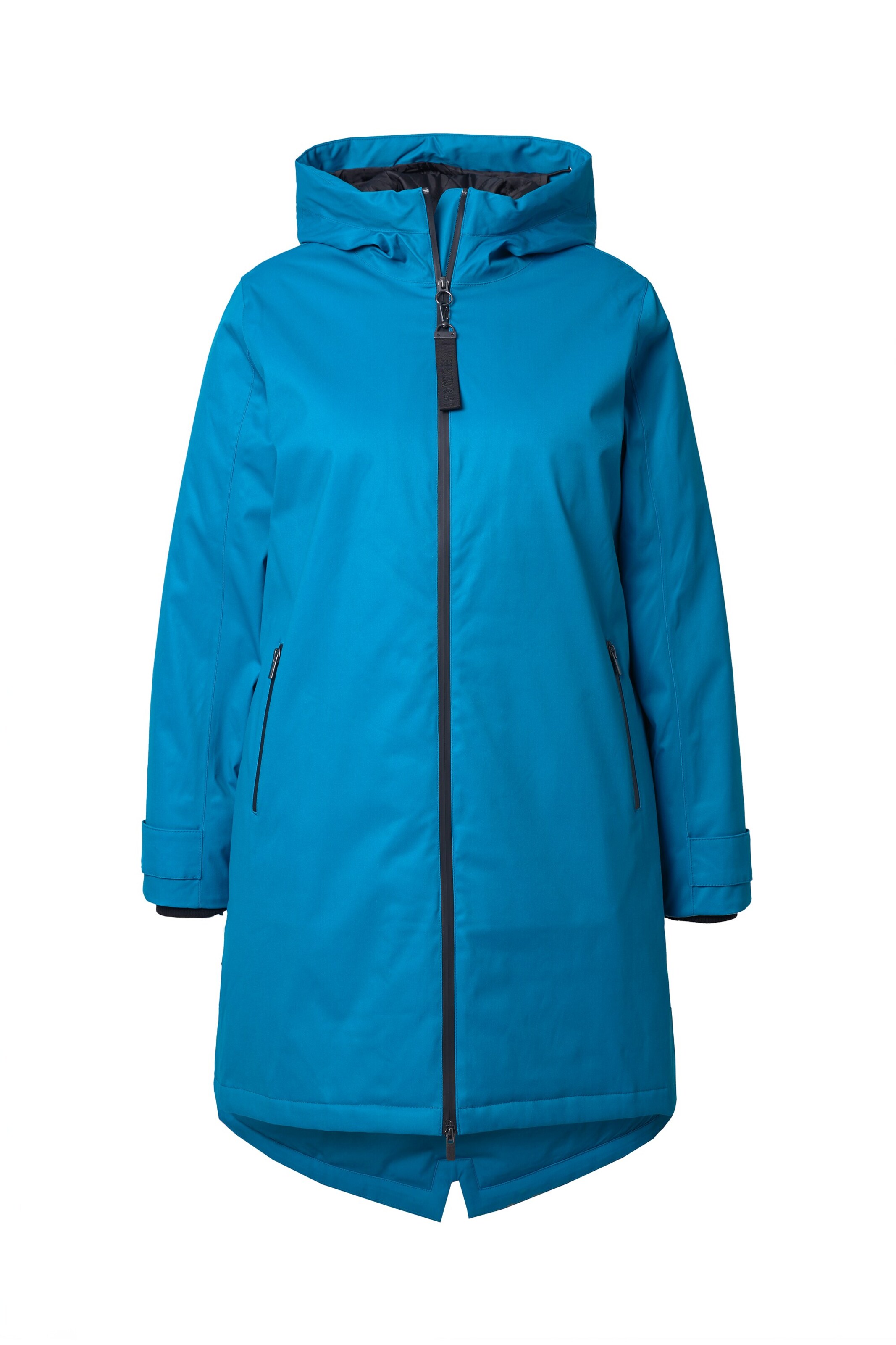 Ulla Popken Funktionsmantel in türkis, Produktansicht