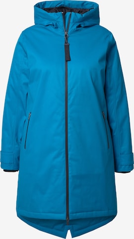 Manteau fonctionnel Ulla Popken en bleu : devant