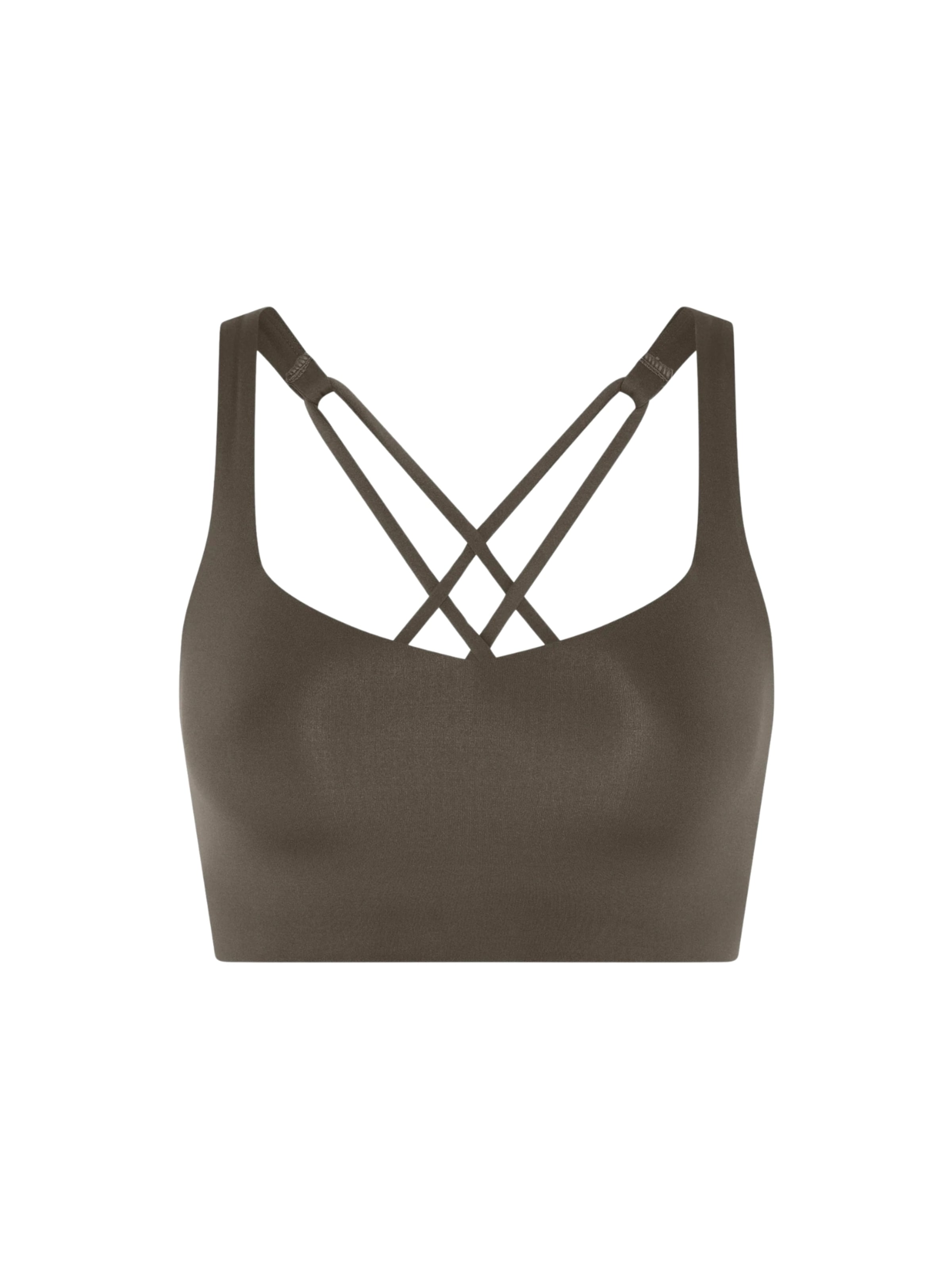 Haut ' Float ' Girlfriend Collective en marron : devant