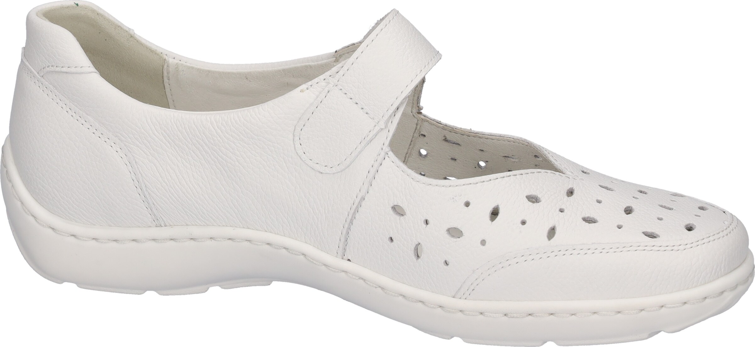 WALDLÄUFER Ballet Flats with Strap in White