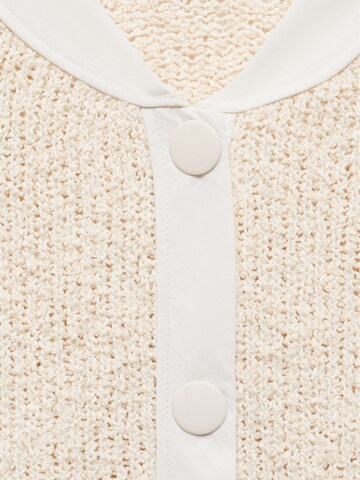 MANGO Knit Cardigan 'Bali' in White