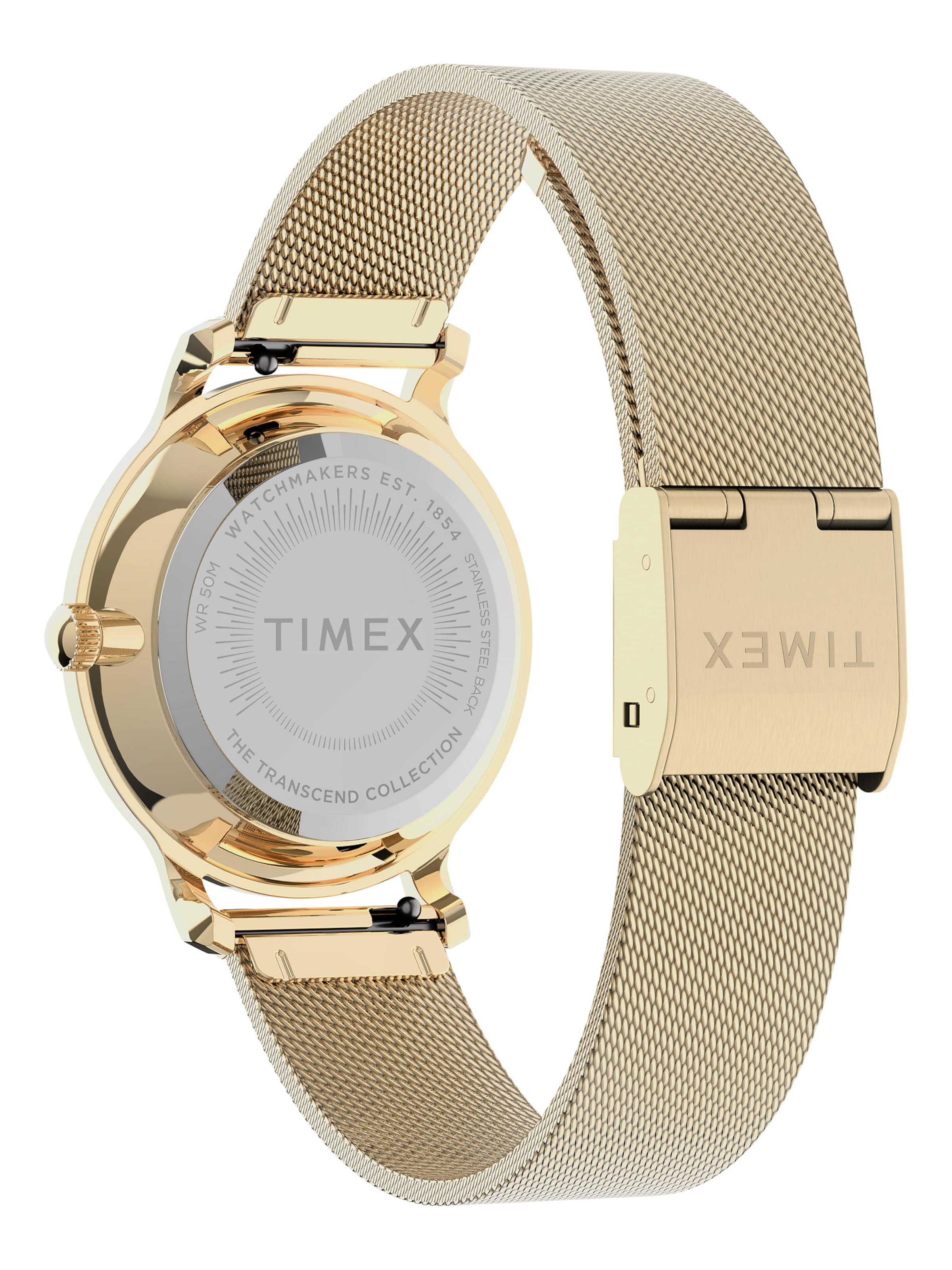 Montre à affichage analogique 'Transcend' TIMEX en or