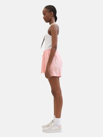 TOM TAILOR DENIM Regular Broek in Roze