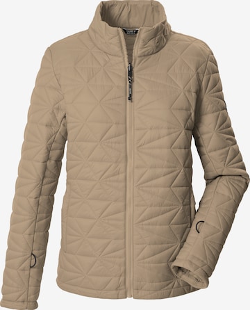 KILLTEC Funktionsjacke in Beige: Vorderseite