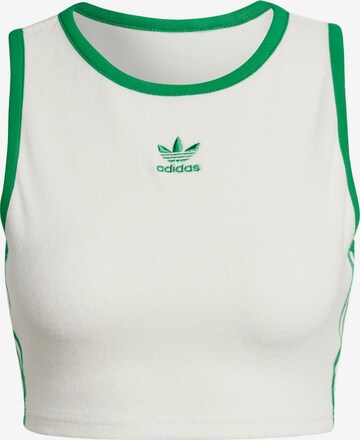 Top di ADIDAS ORIGINALS in bianco: frontale