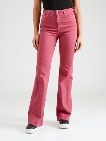 Pepe Jeans Široke hlačnice Kavbojke 'WILLA' | roza barva: sprednja stran