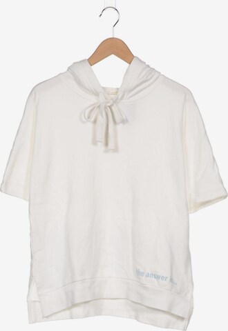 LIEBLINGSSTÜCK Sweatshirt & Zip-Up Hoodie in S in White: front