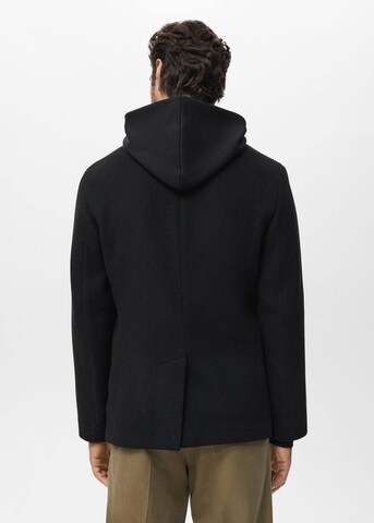 MANGO MAN Between-Seasons Coat 'Tinof' in Black