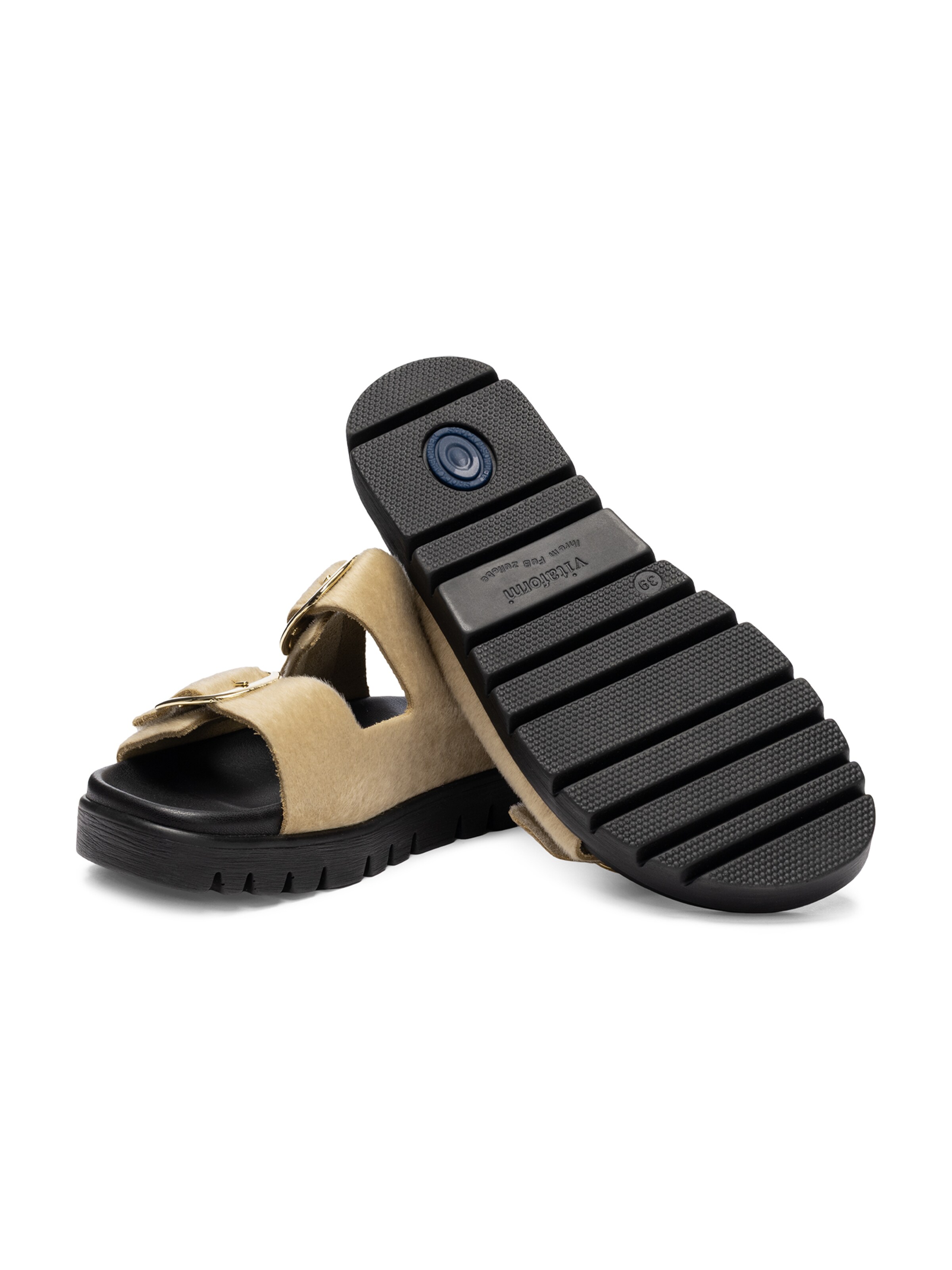 VITAFORM Pantolette in Beige