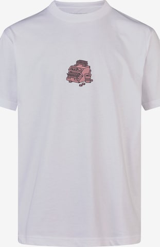 Cleptomanicx Shirt in White: front