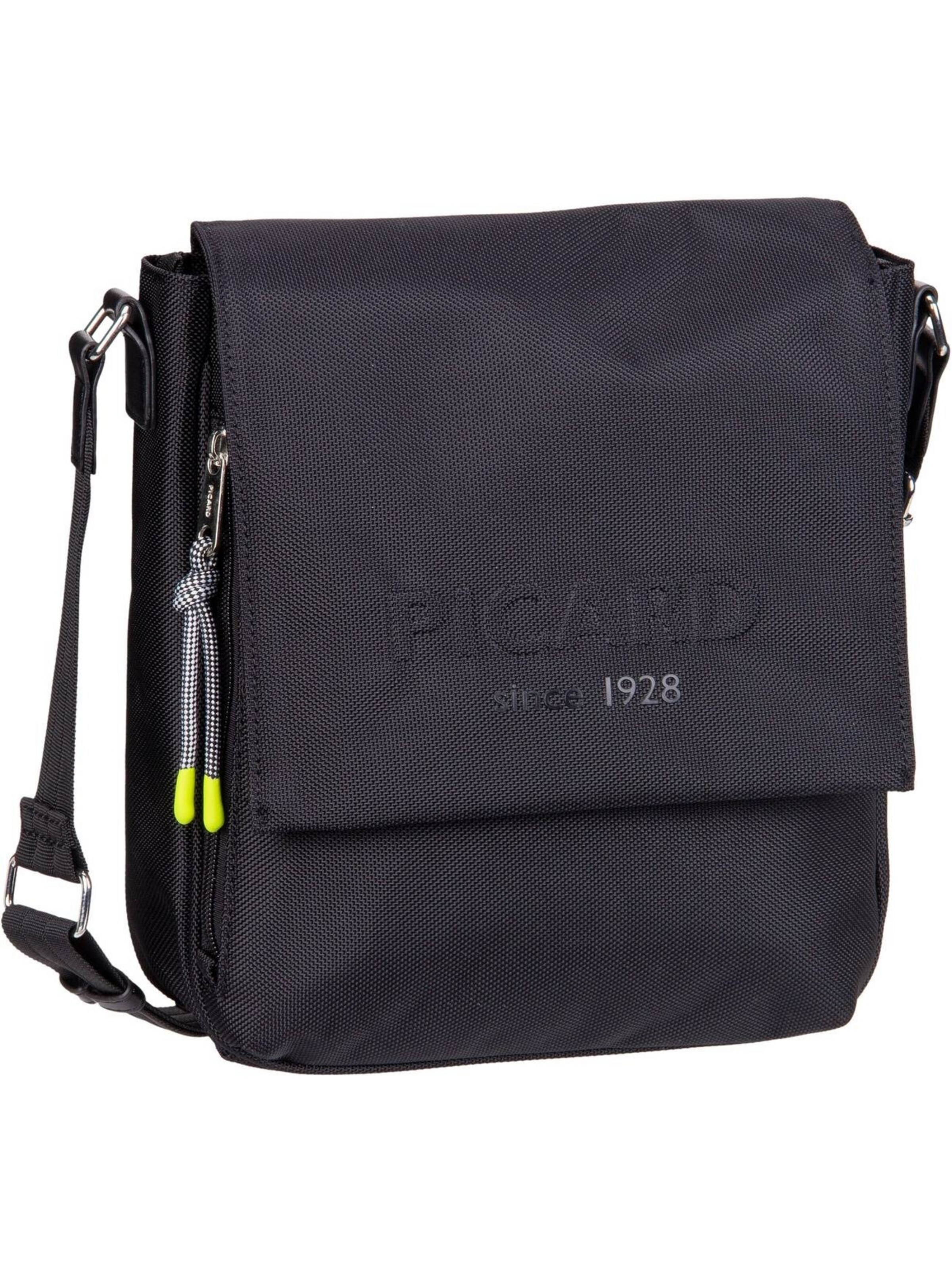 Picard Umhängetasche in Schwarz: Vorderseite