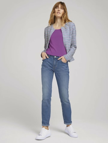 Coupe slim Jean 'Alexa' TOM TAILOR en bleu