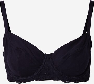 T-shirt Reggiseno di Dorina in nero: frontale