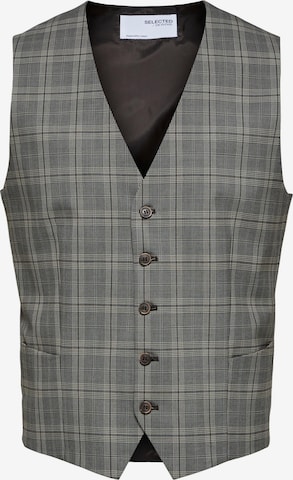 SELECTED HOMME Suit Vest in Brown: front