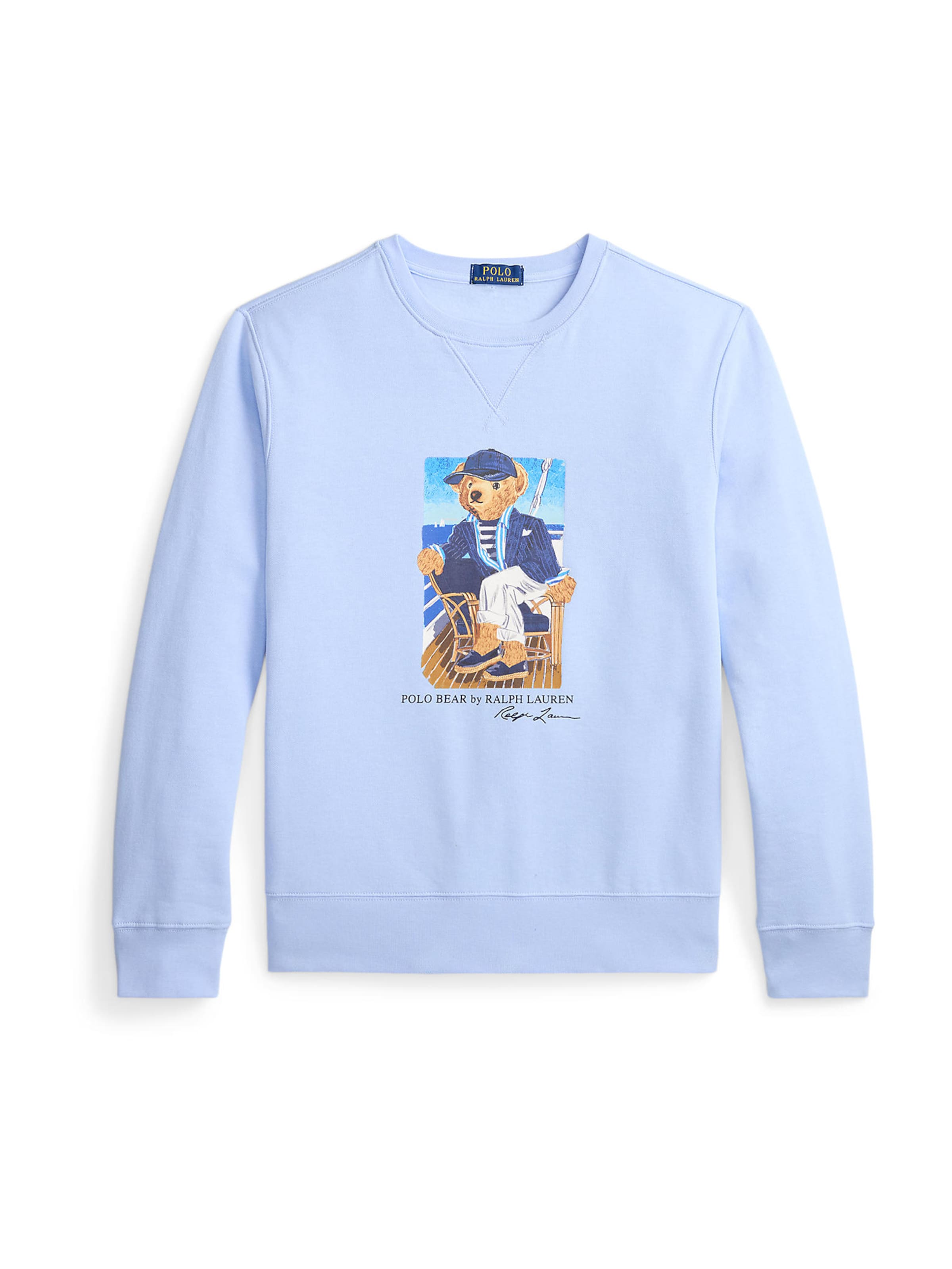 Polo Ralph Lauren Sweatshirt 'SEASONAL' in Blauw: voorkant