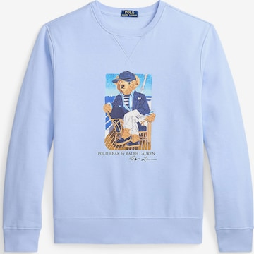 Polo Ralph Lauren Majica 'SEASONAL' | modra barva: sprednja stran