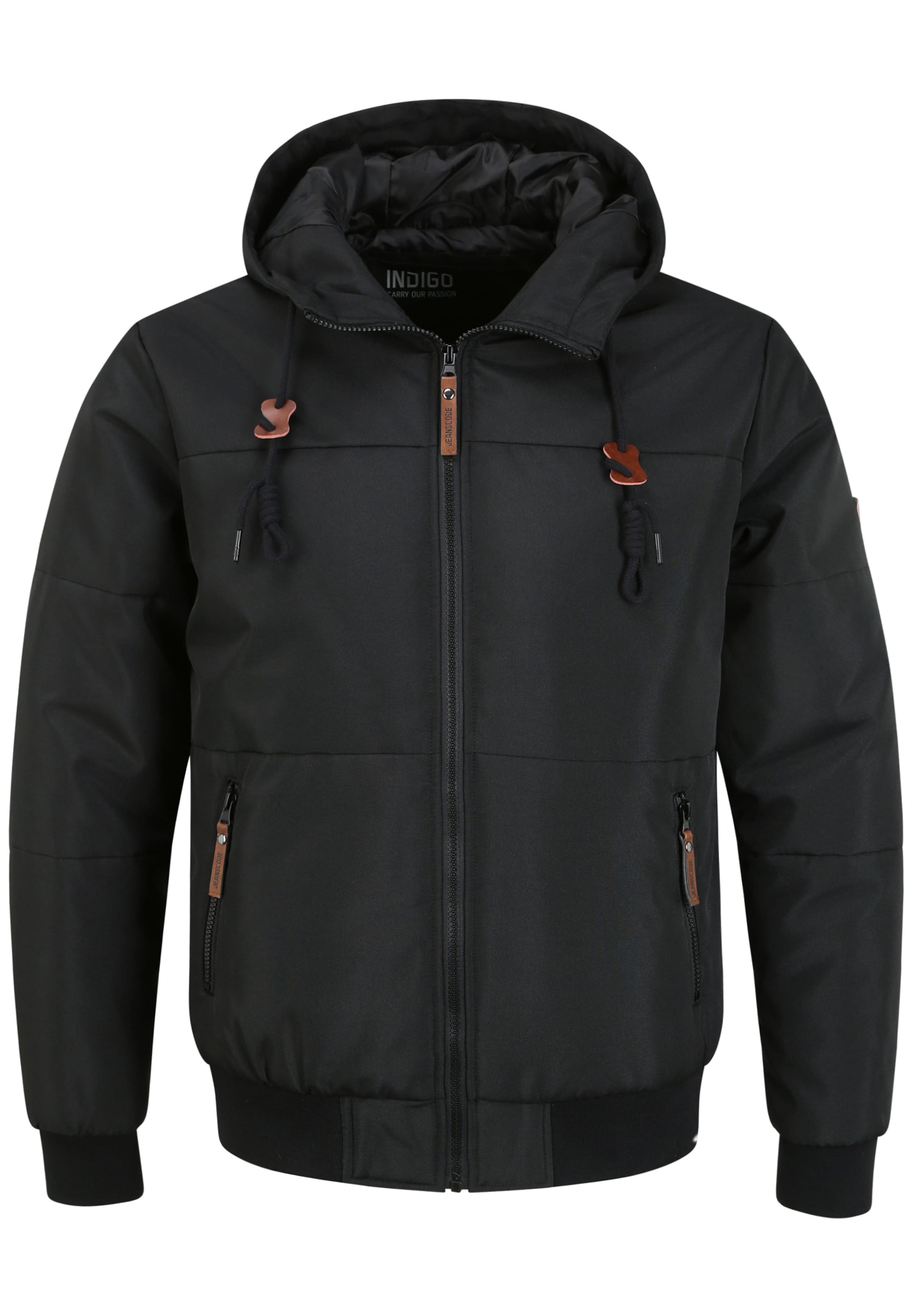 INDICODE JEANS Between-season jacket 'Hannibal' in Grey: front