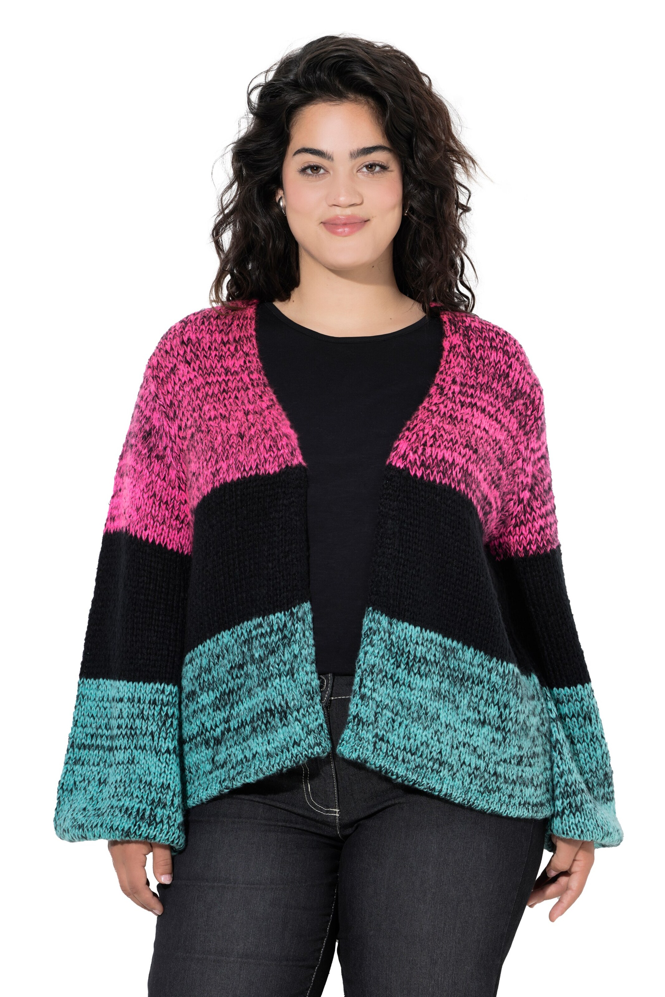 Angel of Style Knit cardigan in Mixed colours: front